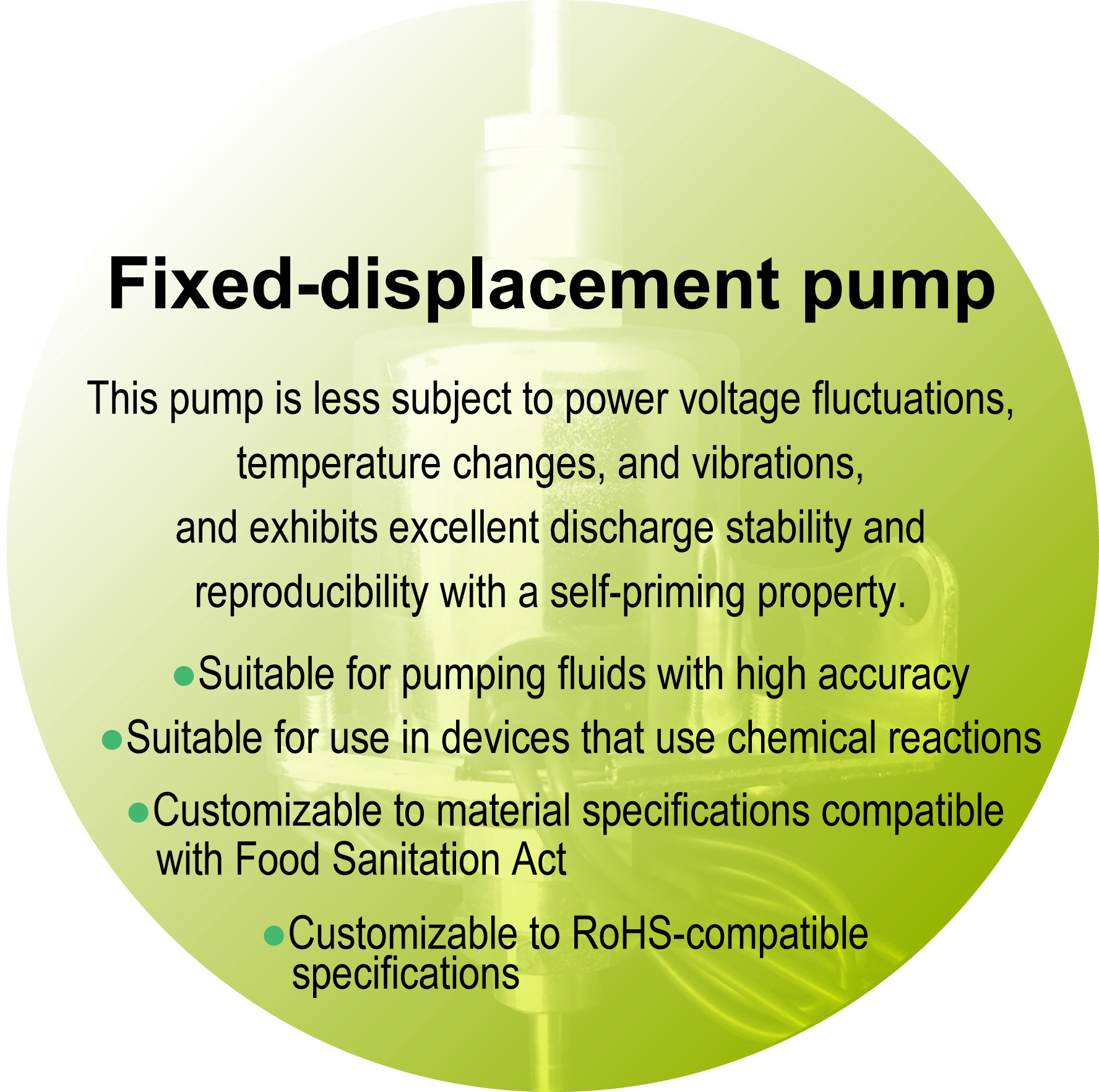 Constant Capacity Type Solenoid Pump